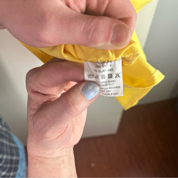 Goddess London Yellow Viscose V-Neck Vintage Inspired Peplum Pinup Dress NWT 4? - Picture 12 of 16